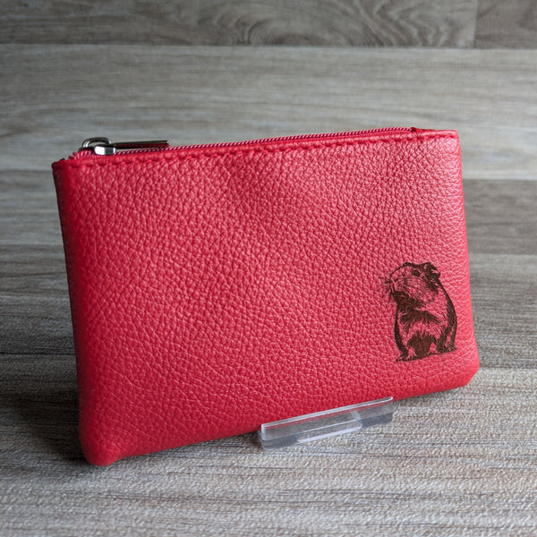 Guinea Pig Coin Purse (Red)