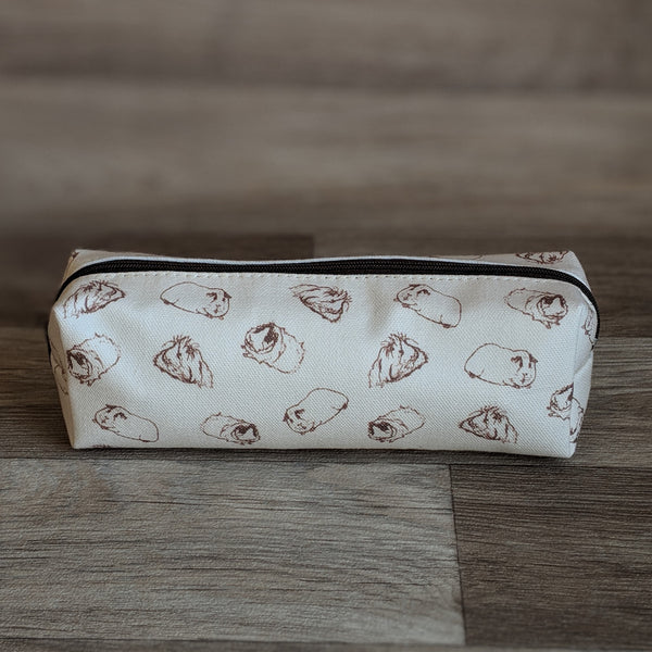 Guinea Pig Pencil Case - Sketched Guinea Pig Design