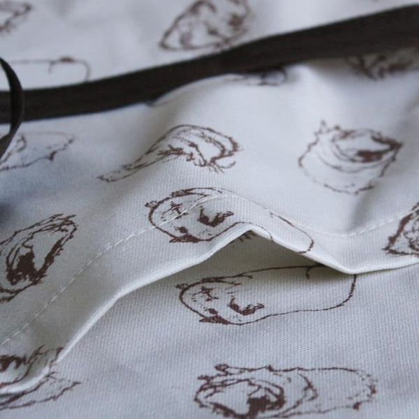 Guinea Pig Adult Apron - Sketched Guinea Pig Design