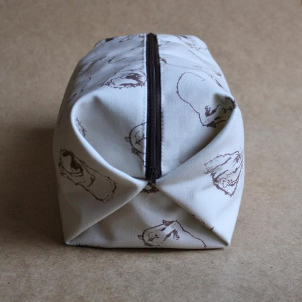 Guinea Pig Wash Bag - Sketched Guinea Pig Design