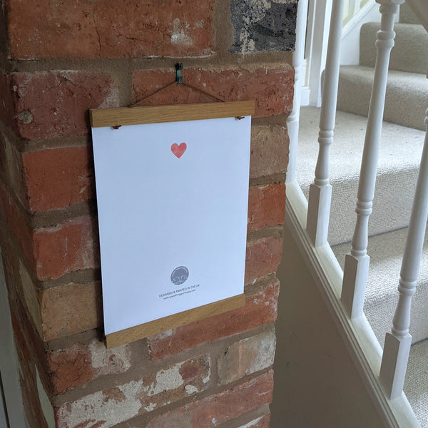 Personalised Guinea Pig Poster Print