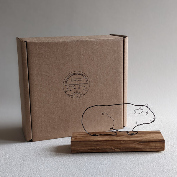 Wire Art Guinea Pig Sculpture