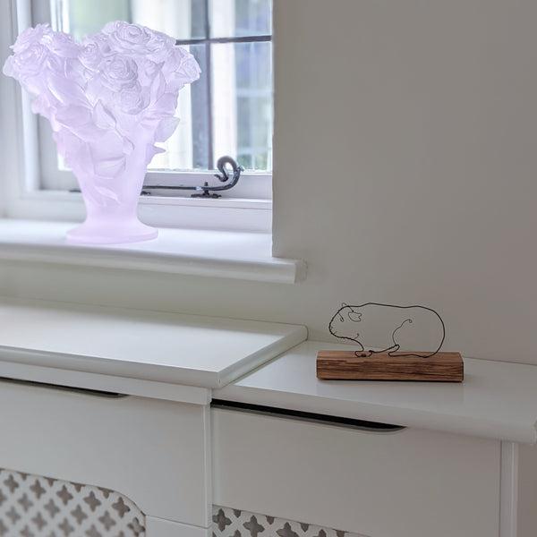 Wire Art Guinea Pig Sculpture