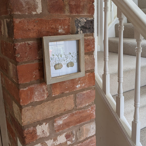 Guinea Pig Pebble Art Box Frame (Green)