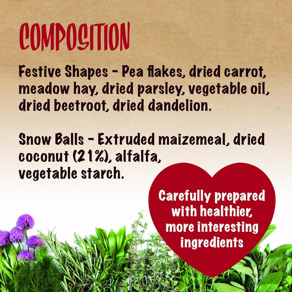 Rosewood Naturals Christmas Allsortz Guinea Pig Treat