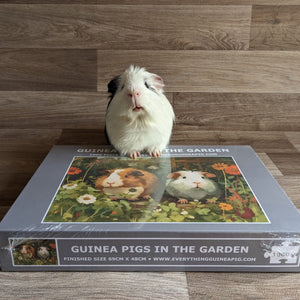 Guinea Pig Jigsaw Puzzle 1000 piece - Guinea Pigs in the Garden