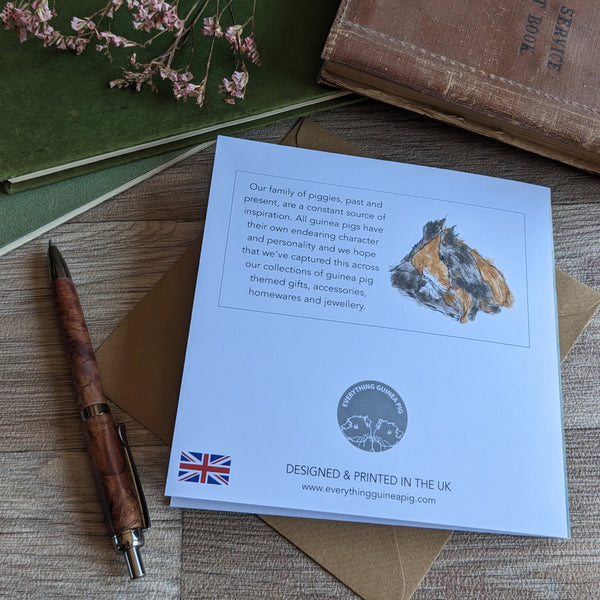 Guinea Pig Easter Card