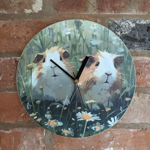Guinea Pig Wall Clock (Daisy)