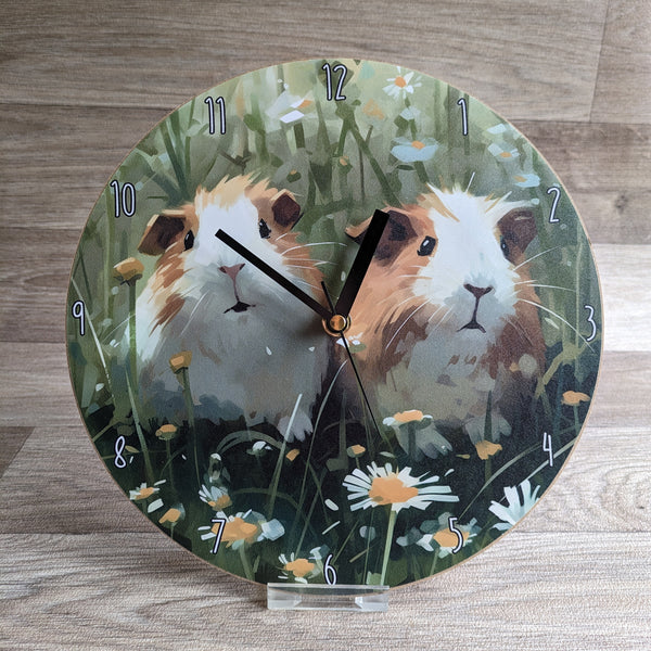 Guinea Pig Wall Clock (Daisy)