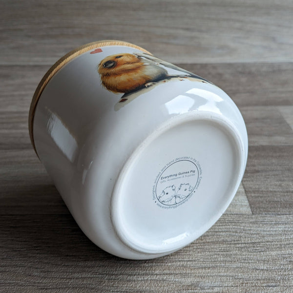 Guinea Pig Treat Jar (Kissing)