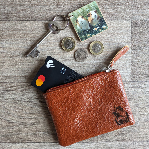 Guinea Pig Coin Purse (Tan)