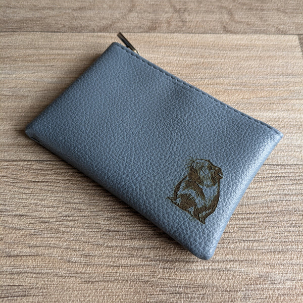 Guinea Pig Coin Purse (Blue/Grey)