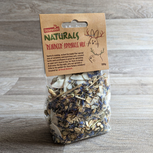 Rosewood Naturals Reindeer Sprinkle Mix Guinea Pig Treat