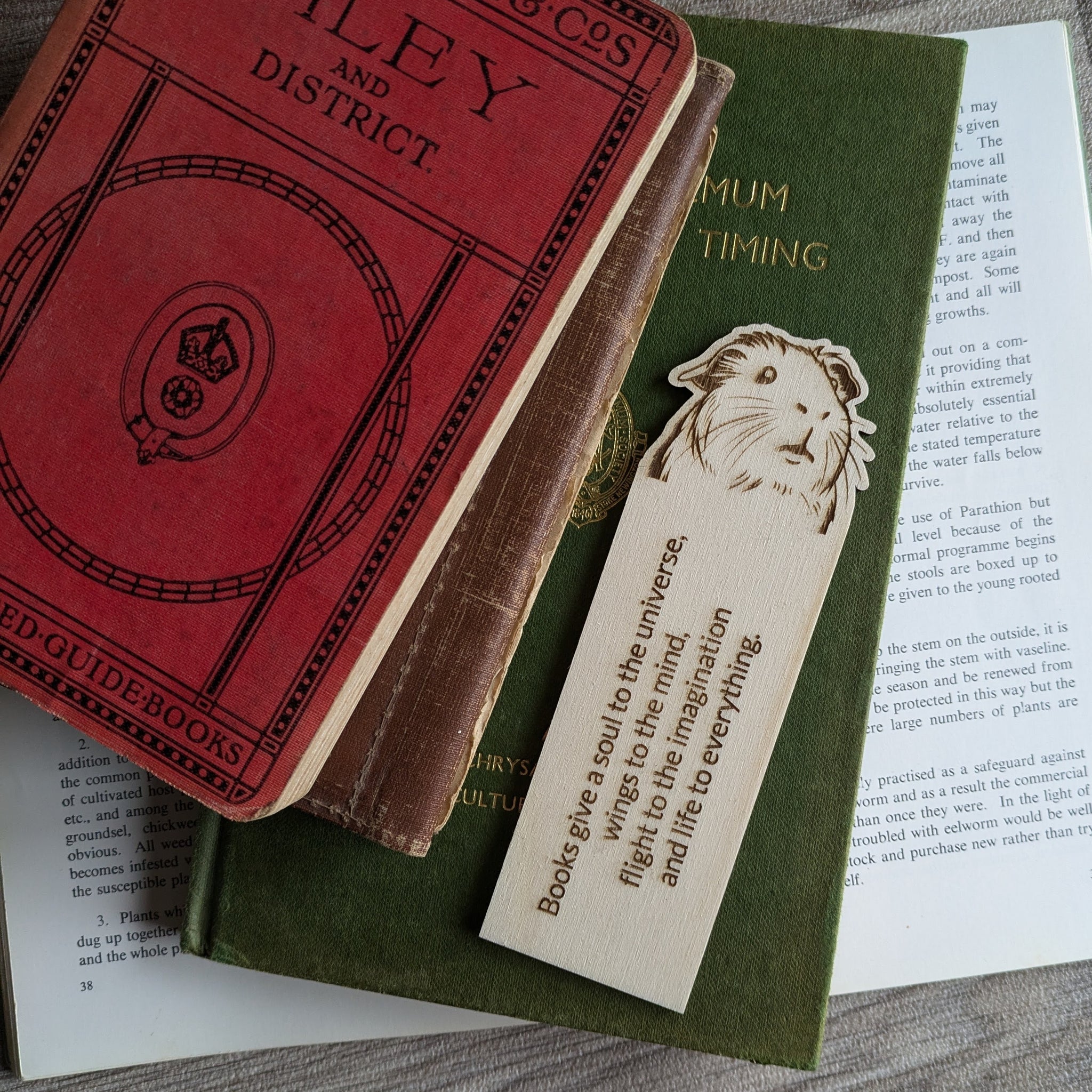 thumbnail image 2 of 5 Pieces Wooden Bookmark For Men Women Novelty 2 of 11