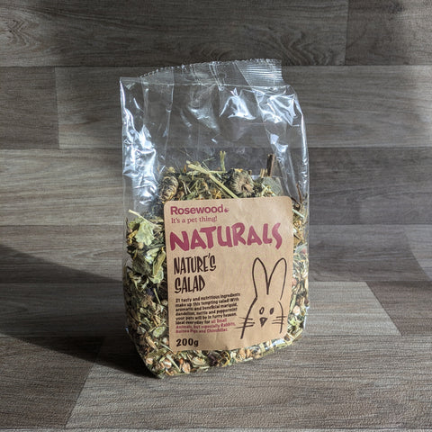 Rosewood Naturals Nature's Salad Foraging Treat for Guinea Pigs
