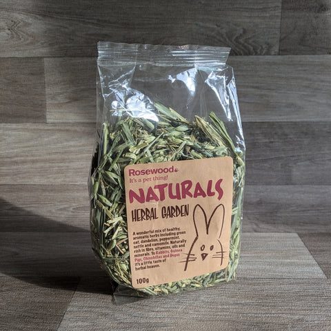 Rosewood Naturals Herbal Garden Foraging Treat for Guinea Pigs
