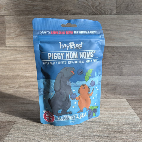 HayPigs! Piggy Nom Noms Blueberry and Basil Guinea Pig Treats