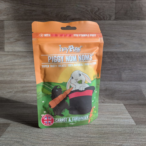 HayPigs! Piggy Nom Noms Carrot and Coriander Guinea Pig Treats