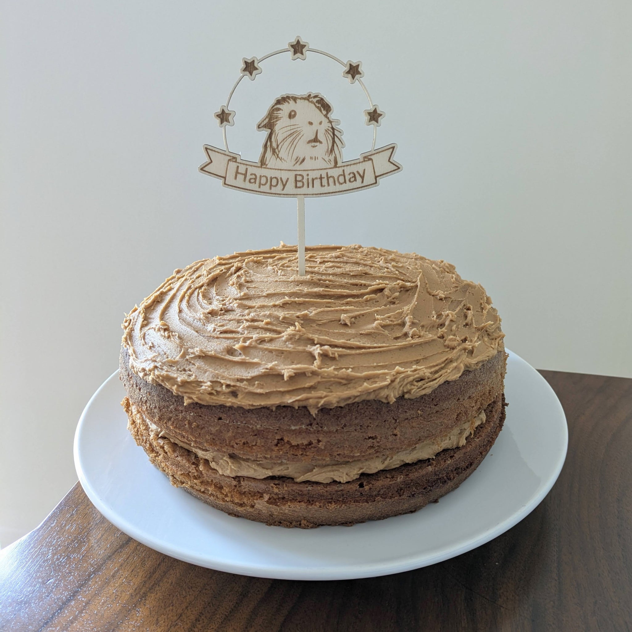 Guinea Pig Birthday Cake Topper