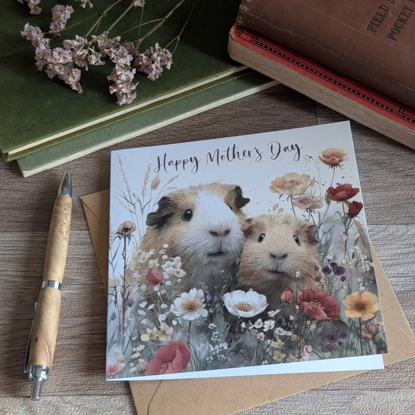 Guinea Pig Mother's Day Card