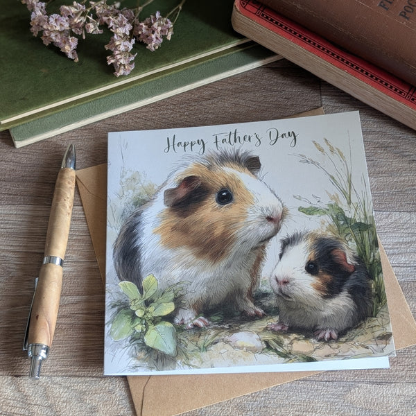 Guinea Pig Father's Day Card