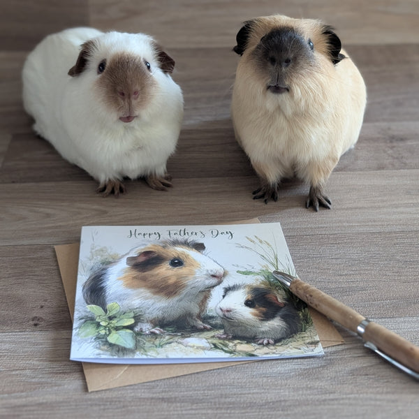 Guinea Pig Father's Day Card