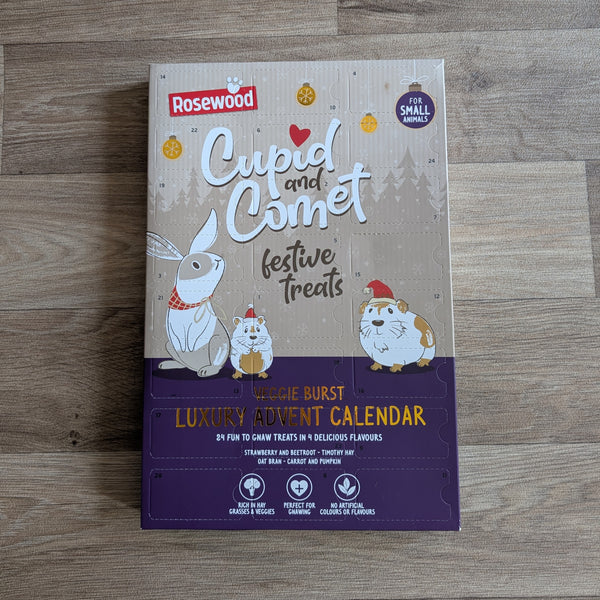 Rosewood Cupid & Comet Veggie Burst Luxury Advent Calendar for Guinea Pigs