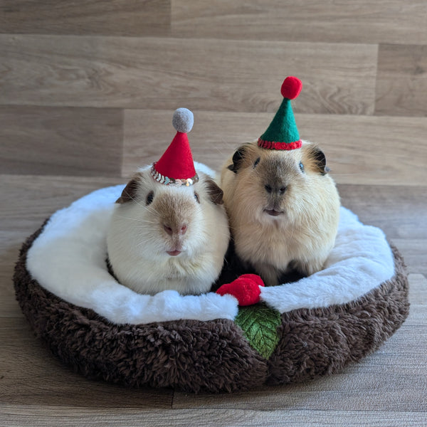 Guinea Pig Christmas Pudding Snuggle Bed | Rosewood