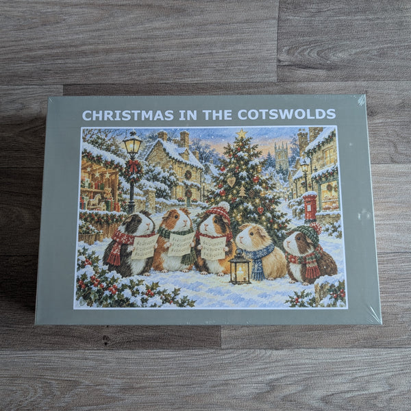 Guinea Pig Jigsaw Puzzle 1000 piece - Christmas in the Cotswolds