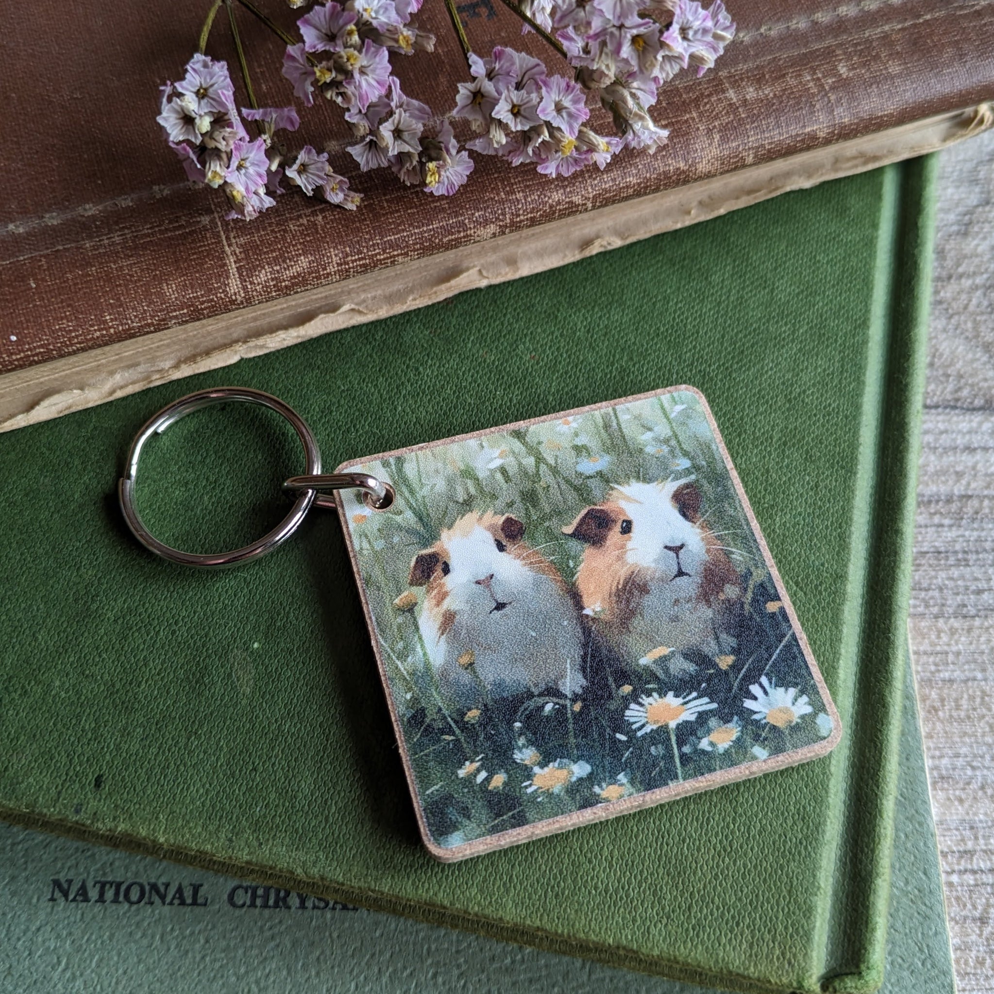 Guinea Pig Key Ring (Daisy)