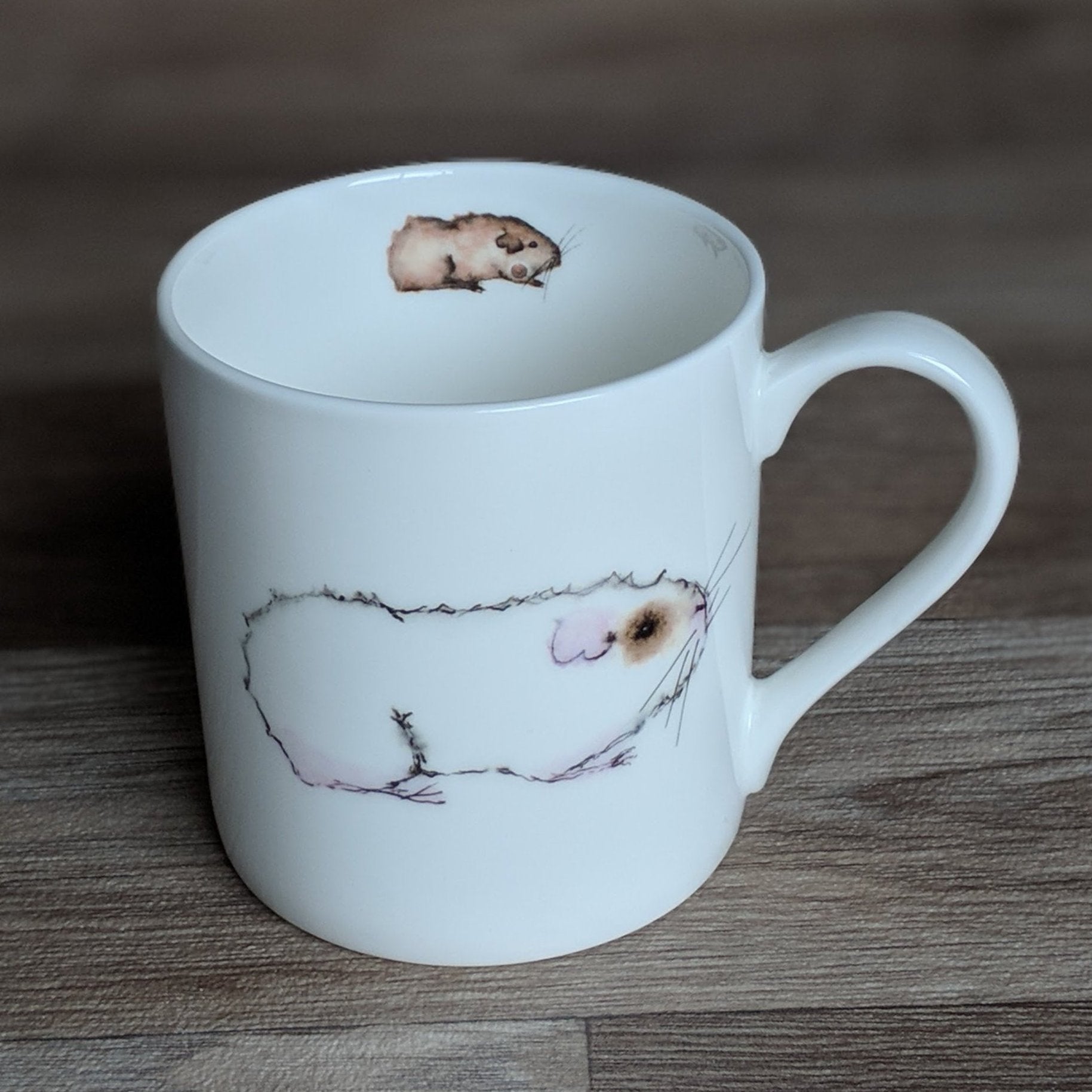 Guinea Pig Mug - Guinea Pigs Leave Paw Prints on Your Heart