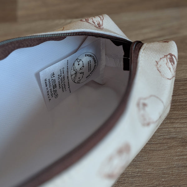 Guinea Pig Pencil Case - Sketched Guinea Pig Design