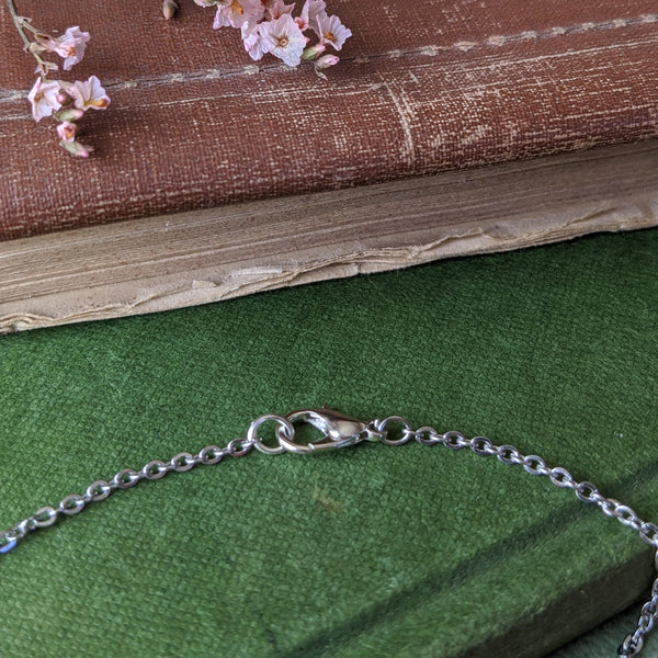 Guinea Pig Necklace - Black/White