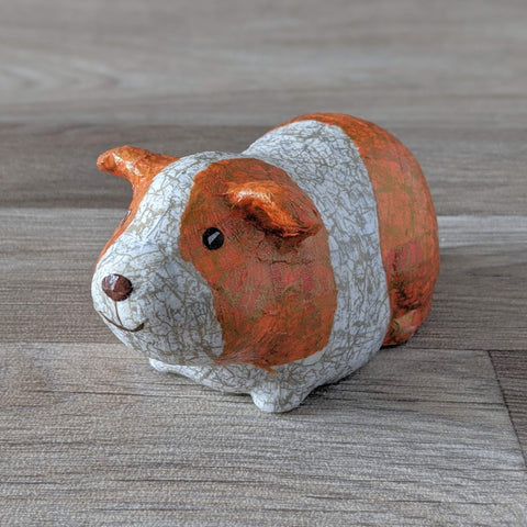 Decopatch a Ceramic Guinea Pig Craft Kit (Ginger & White)