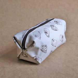 Guinea Pig Make Up Bag - Sketched Guinea Pig Design