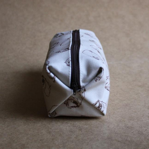 Guinea Pig Make Up Bag - Sketched Guinea Pig Design