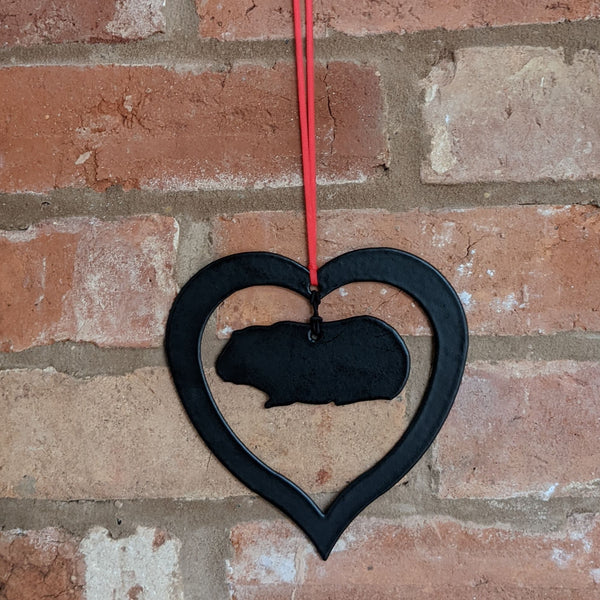 Hanging Guinea Pig Heart Decoration (Outdoor/Indoor)