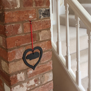 Hanging Guinea Pig Heart Decoration (Outdoor/Indoor)