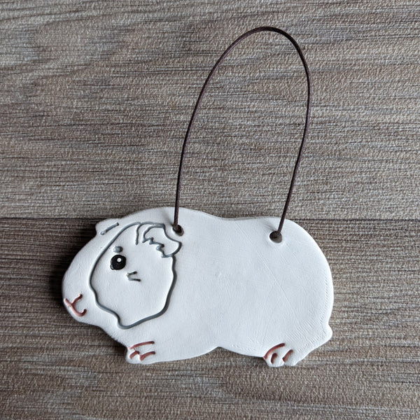 Guinea Pig Decoration (Grey)