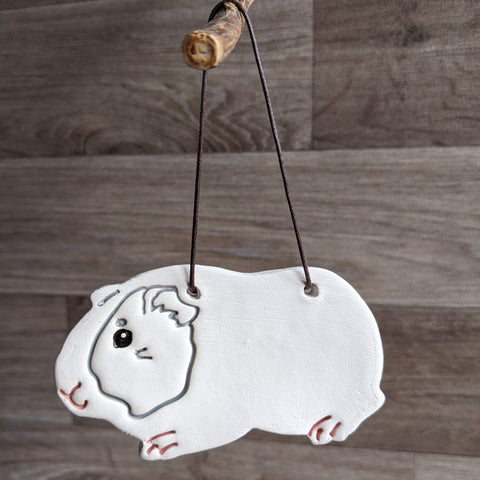 Guinea Pig Decoration (Grey)