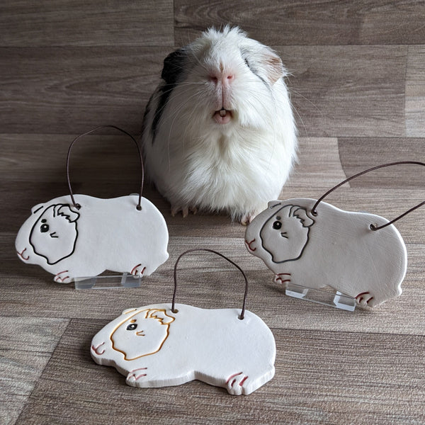 Guinea Pig Decoration (Black)