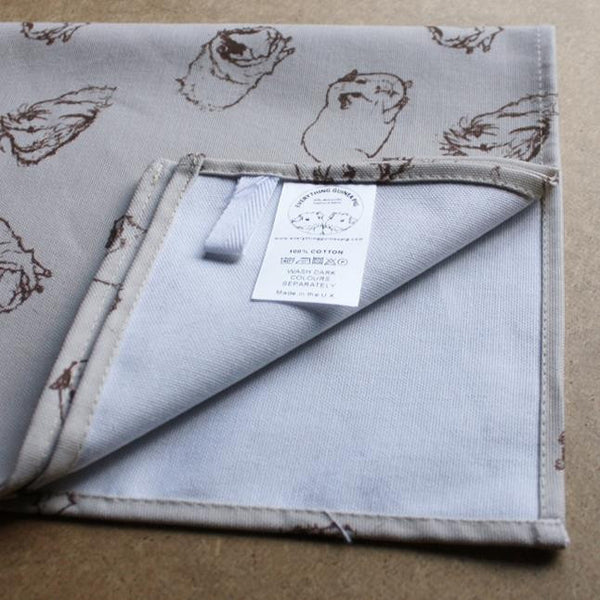 Guinea Pig Tea Towel - Sketched Guinea Pig Design